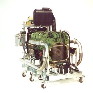 Mercedes Benz, 4-stroke - naturally aspirated Diesel engine, 8 cylinders in Vee-type configuration