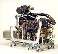 6-cylinder Turbodieselengine on RWB in special design